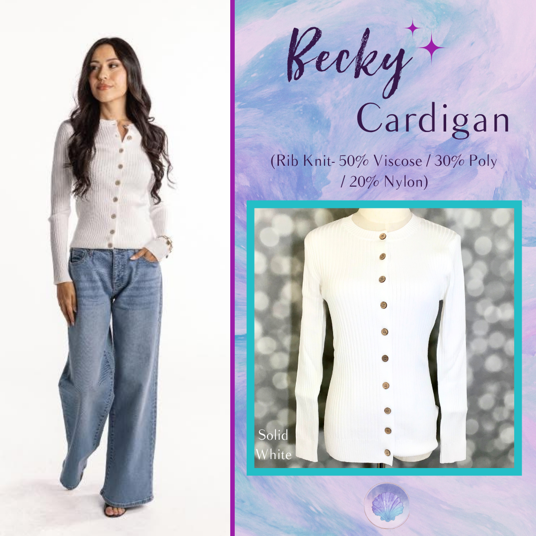 LuLaRoe LuLaRoe Becky Cardigan - Solid White 