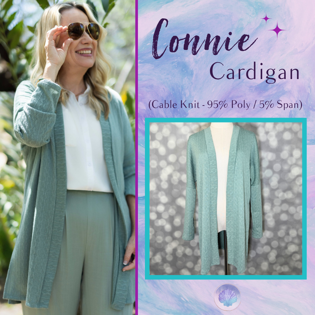 LuLaRoe Connie Lightweight Overlay - Solid Eucalyptus Green
