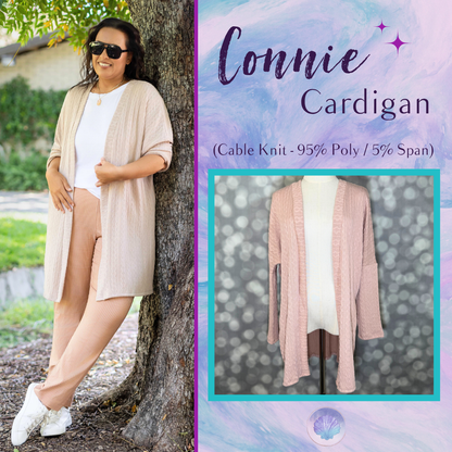 LuLaRoe Connie Lightweight Overlay - Solid Soft Blush