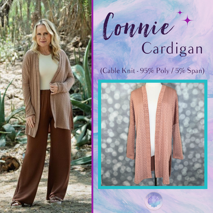 LuLaRoe Connie Lightweight Overlay - Solid Warm Caramel