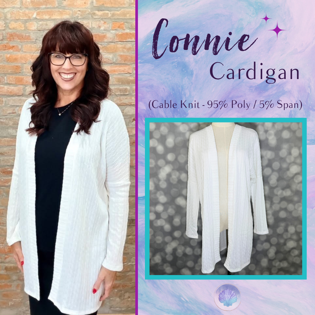 LuLaRoe Connie Lightweight Overlay - Solid White