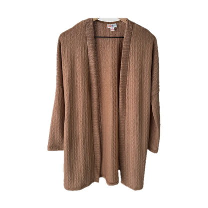 LuLaRoe Connie Lightweight Overlay - Solid Warm Caramel