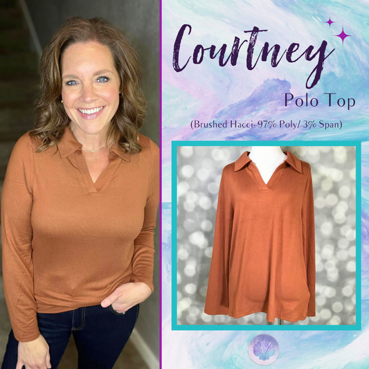 Courtney - Solid Mocha Bisque Brown Brushed Hacci