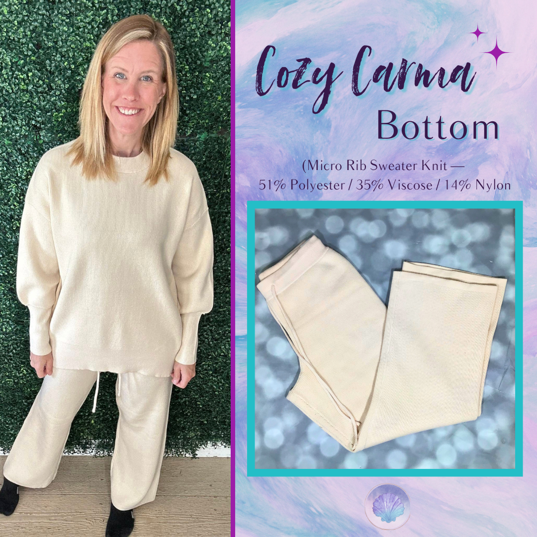 LuLaRoe Cozy Carma Bottom - Solid Warm Sandstone Beige
