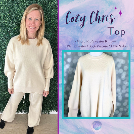 LuLaRoe Cozy Chris Top - Solid Warm Sandstone Beige