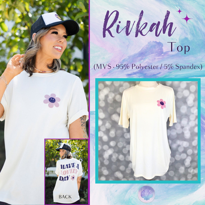 LuLaRoe Rivkah Top - Have a Lovely Day