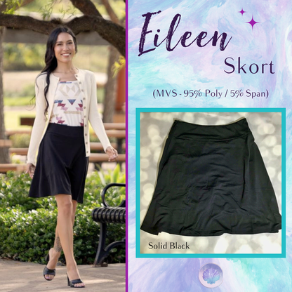 LuLaRoe LuLaRoe Eileen Skort - Solid Charcoal Gray 