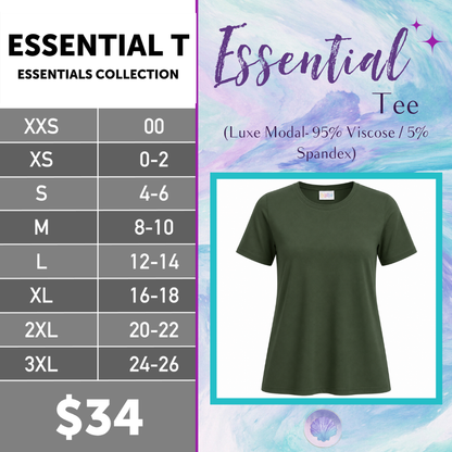 LuLaRoe Essential Tee - Solid Olive Grove