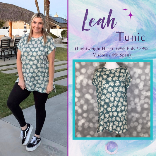 LuLaRoe LuLaRoe Leah Tunic - Solid Soft Violet 