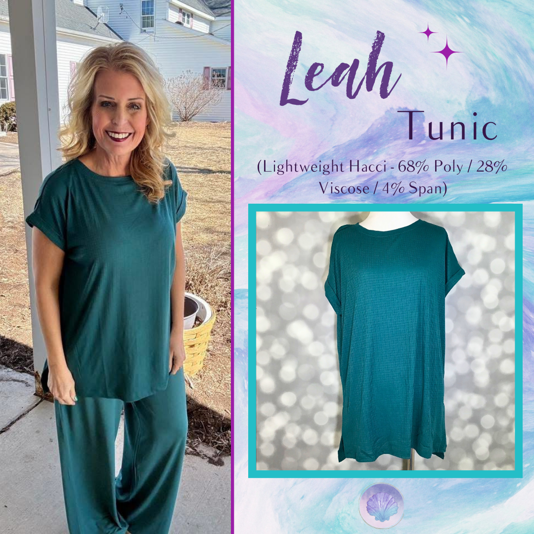LuLaRoe LuLaRoe Leah Tunic - Solid Deep Evergreen 
