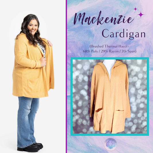 LuLaRoe Cozy Mackenzie Cardigan - Solid Honey Mustard Yellow