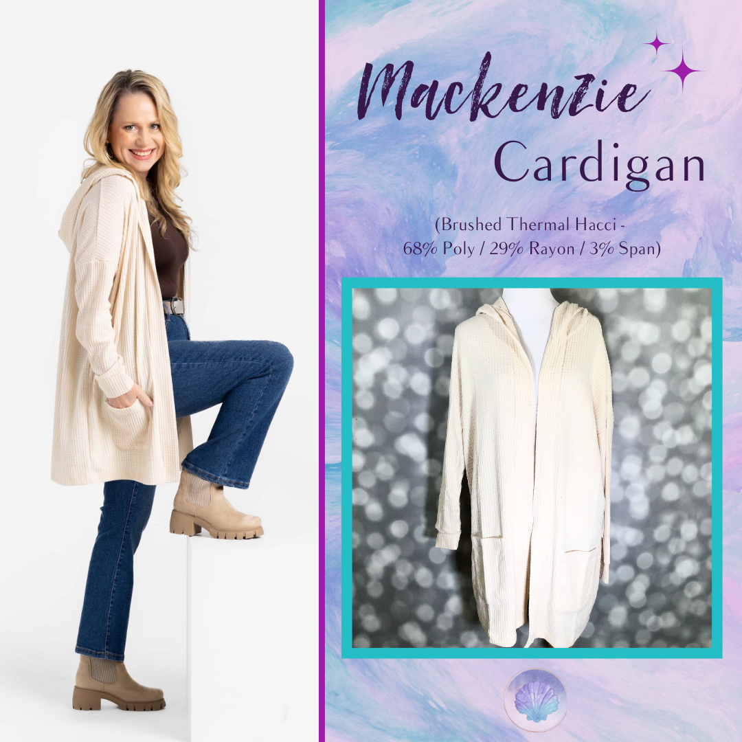 LuLaRoe Cozy Mackenzie Cardigan - Solid Soft Cream