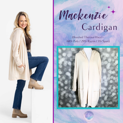 LuLaRoe Cozy Mackenzie Cardigan - Solid Soft Cream
