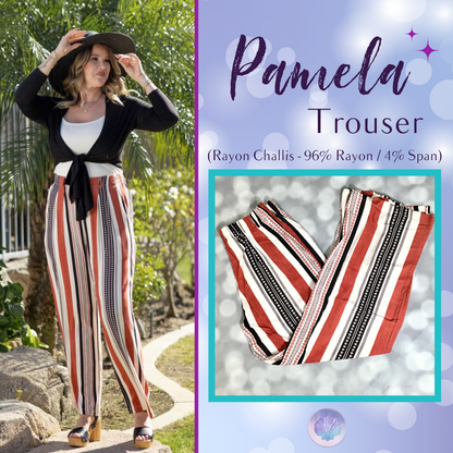 LuLaRoe LuLaRoe Pamela Trouser - Desert Mesa Stripe 