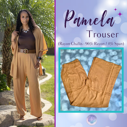 LuLaRoe LuLaRoe Pamela Trouser - Solid Golden Dune Flow 
