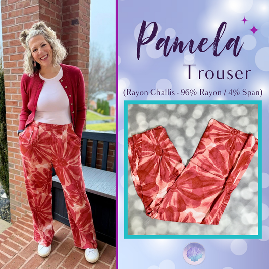 LuLaRoe LuLaRoe Pamela Trouser - Sunset Bloom Wash 