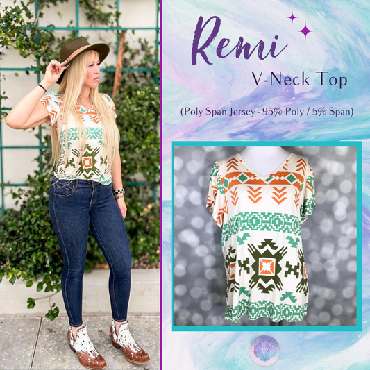 LuLaRoe Remi Top – Canyon Trails Aztec