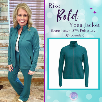 LuLaRoe LuLaRoe RISE Bold Yoga Jacket – Solid Grenadine Red 