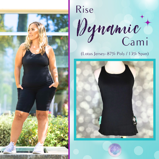 LuLaRoe LuLaRoe Rise Dynamic Tank - Solid Black 