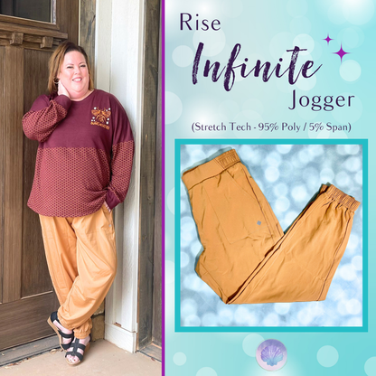 LuLaRoe LuLaRoe Rise Infinite Jogger – Solid Camel Terrain 