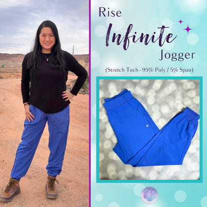LuLaRoe LuLaRoe Rise Infinite Jogger – Solid Cobalt Trail Blue 