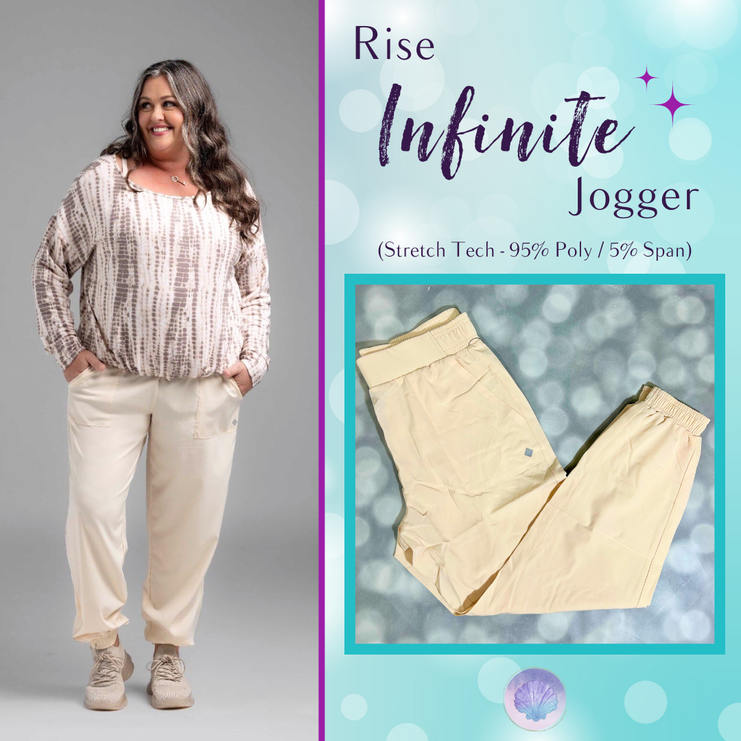 LuLaRoe LuLaRoe Rise Infinite Jogger – Solid Cream 