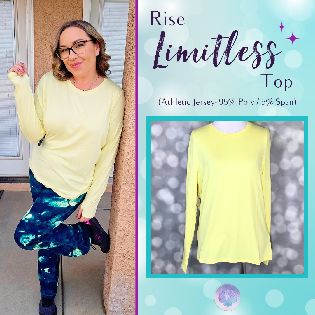 LuLaRoe LuLaRoe Rise Limitless Top - Solid Soft Citron 