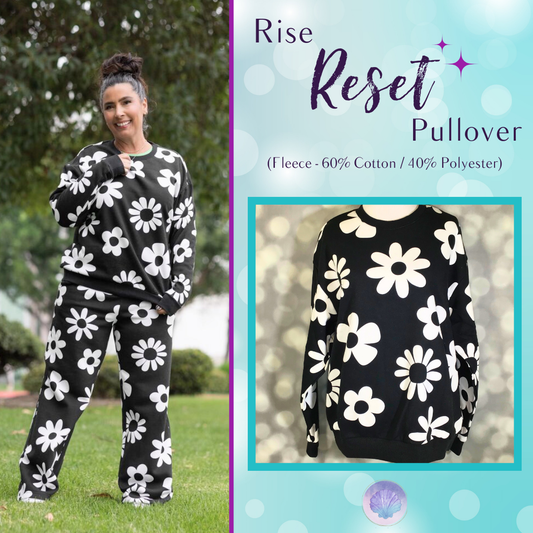 LuLaRoe LuLaRoe RISE Reset Pullover – Midnight Mod Daisy 