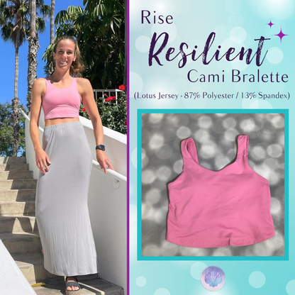 LuLaRoe LuLaRoe RISE Resilient Cami Bralette - Solid Petal Pink 