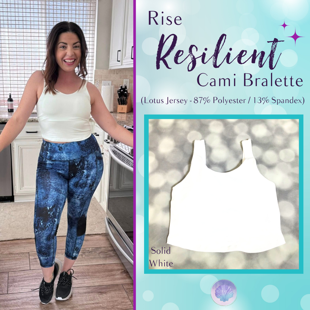 LuLaRoe LuLaRoe RISE Resilient Cami Bralette - Solid White 