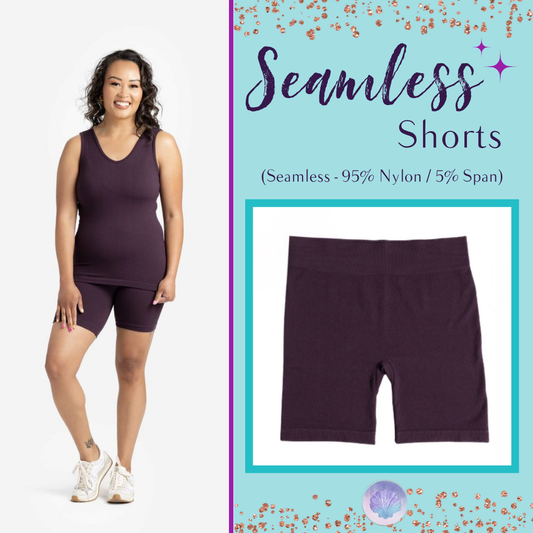 LuLaRoe LuLaRoe Seamless Short - Solid Plum Sculpt 
