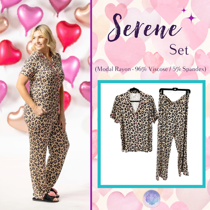 LuLaRoe LuLaRoe Valentine Serene Set - Blush Safari Luxe 