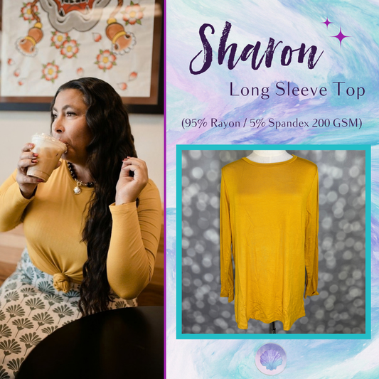 LuLaRoe LuLaRoe Sharon Long Sleeve Top - Solid Golden Mustard 