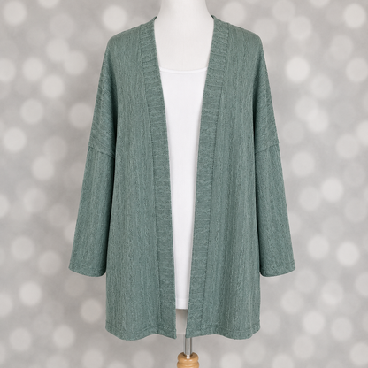 LuLaRoe Connie Lightweight Overlay - Solid Sage Mist