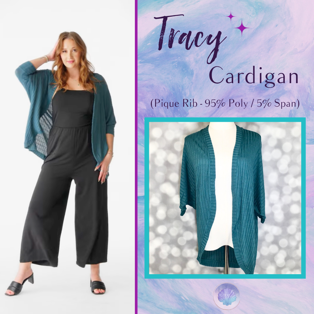 LuLaRoe LuLaRoe Tracy Cocoon Cardigan - Solid Deep Teal 