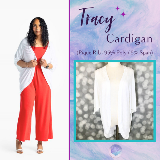 LuLaRoe LuLaRoe Tracy Cocoon Cardigan - Solid White 