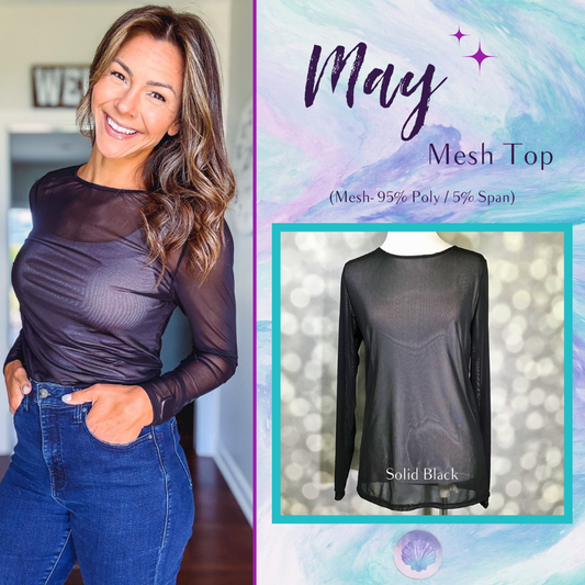 May - Solid Black
