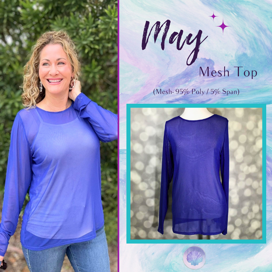 May - Solid Neon Royal Blue
