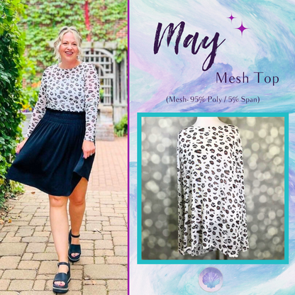 May - White Black Cheetah