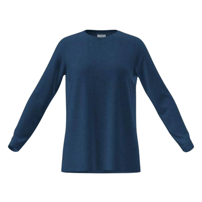 LuLaRoe Sharon Long Sleeve Top - Solid Royal Blue - front view