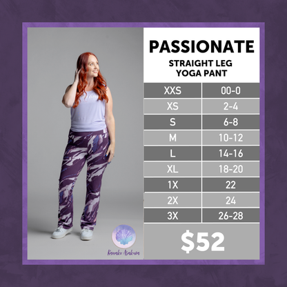 LuLaRoe RISE Passionate Yoga Pant 2.0 - Solid Grenadine Red 