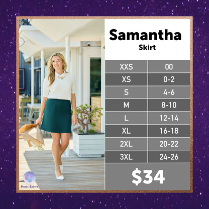 LuLaRoe Samantha Skirt - Solid Forest Pine
