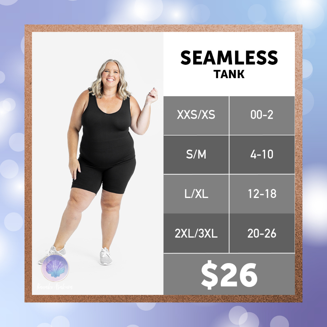 LuLaRoe LuLaRoe Seamless Tank - Solid Black 2 