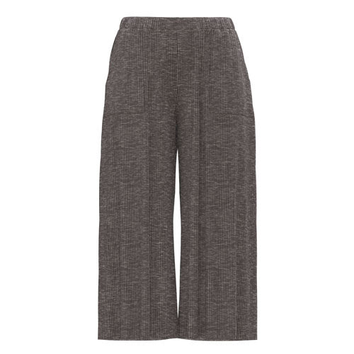 Dark Brown ribbed pants on a white background