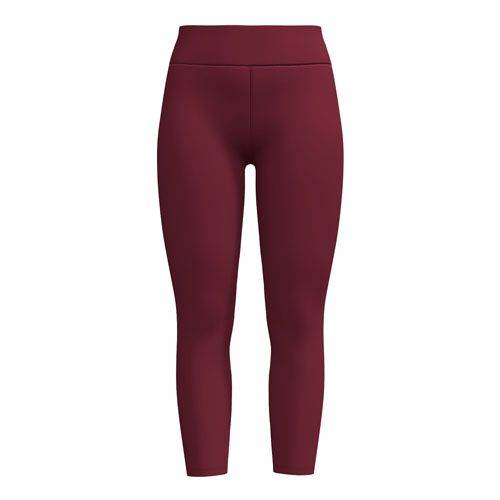 LuLaRoe WarmTech fleece-lined leggings solid deep berry red - alternate product photo