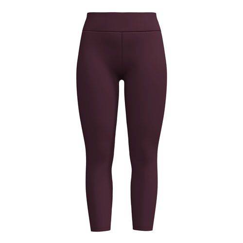 LuLaRoe WarmTech fleece-lined leggings solid deep plum burgundy - alternate product photo