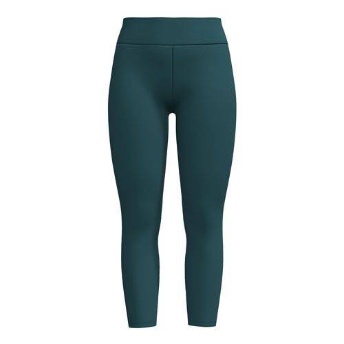 LuLaRoe WarmTech fleece-lined leggings solid deep teal blue - alternate product photo