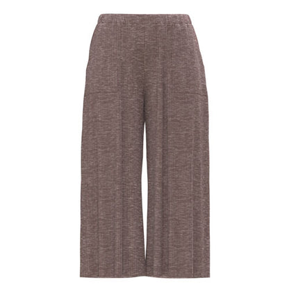Dark Peach Rose textured pants on a white background