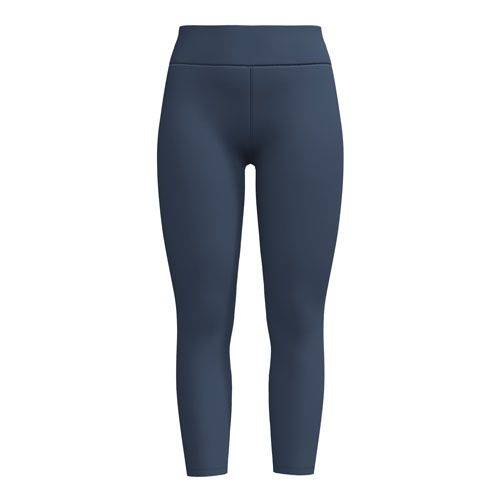 LuLaRoe WarmTech fleece-lined leggings solid dusty slate blue - alternate product photo