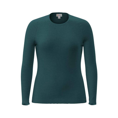 LuLaRoe Essential Long Sleeve Top Solid Forest Green - color and pattern reference 286406